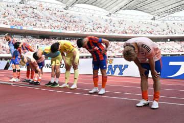 最下位の新潟がリーグ14試合勝ちなし　岡山に1-1ドローで勝ち点「22」…J1残留へ窮地