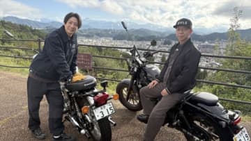 相葉雅紀＆バイキング小峠がバイク旅！　『相葉モータース』第2弾放送決定