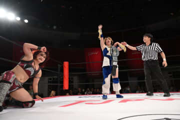 【東京女子】アイアンマン王者・桐生真弥が山下実優にベルトを獲られるも奪回に成功！「これを19日の群馬大会に持って帰らないといけないんです」
