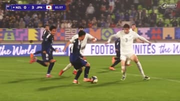“股抜きパス”に驚愕！U-20日本代表FWのスーパーゴール演出が話題「まるでスペイン代表」「レベル高ぇ…」高岡伶颯が相手DF翻弄の瞬間