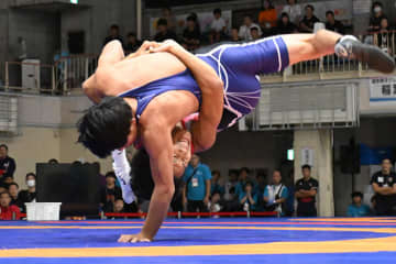 ＜レスリング＞【写真集】2025年国民スポーツ大会／決勝（成年男子グレコローマン）