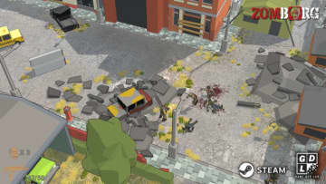 【Steam期間限定無料】ゾンビどもを撃って蹴散らせ！2D見下ろしシューター『Zomborg』配布中