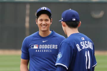 大谷翔平「本当に心強い。朗希が健康な状態で戻ってきてくれた」佐々木の復帰を喜ぶ