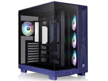 ThermaltakeのピラーレスPCケース「View 380 XL TG ARGB」に新色の「Future Dusk」、Amazon限定モデル