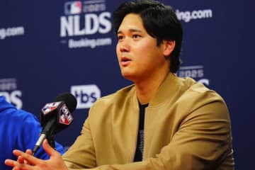 大谷翔平「集中して試合に入れた」　6回9K3失点でPO初勝利…打席では無安打