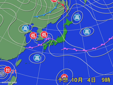 九州北部　土砂災害に厳重警戒