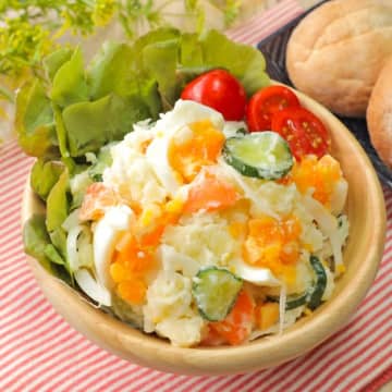 【マヨネーズの代わりに入れてみて】「濃厚なのにさっぱり」「正直、こっちのが好き」うちの大定番！絶品ポテトサラダレシピ