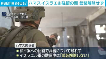 ハマス イスラエル駐留の間 武装解除せず