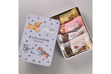 カルディ、わんちゃんたちがかわいい“フィナンシェ缶”を発売