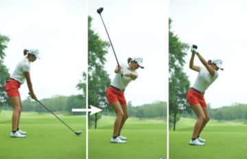 原英莉花のドライバースイングを解説！女子プロが教えます