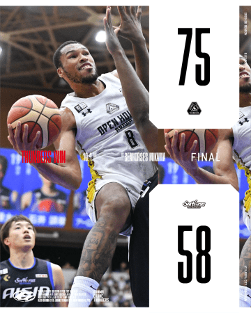 Bリーグ開幕戦から激戦！群馬クレインサンダーズがディフェンスでシーホース三河をシャットアウト！【りそなグループ B.LEAGUE 2025-26シーズン】