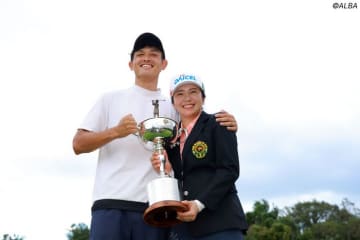 “夫婦の約束”果たし堀琴音が最愛の夫と祝福ハグ　優勝会見で赤面…夫からの一言に「動揺しております」