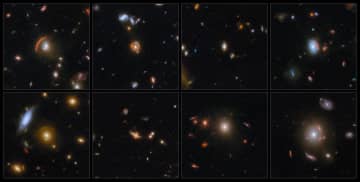 見事なアインシュタインリングも！ ジェームズ・ウェッブ宇宙望遠鏡が観測した8つの重力レンズ