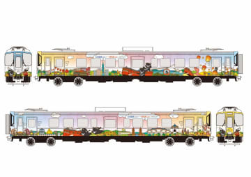 島根･一畑電車が台湾名勝ラッピングの新型車両を導入！台湾平渓線には島根の風景車両が相互ラッピングで登場、両国の縁を結ぶ企画
