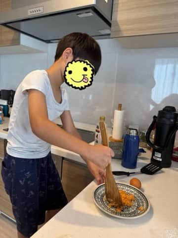 小倉優子、次男が三男のために作った朝食を明かす「定番になっています」