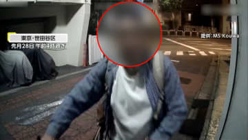「店に来たことあるかも…」バイクショップで男が突然防犯カメラを破壊　店の裏に投げ捨てる様子も　器物損壊の疑いで捜査　東京・世田谷区
