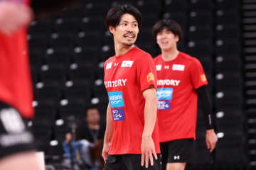 ペルージャ戦に臨むサントリーが練習を公開！ 関田誠大らが汗を流す