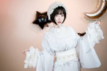 【コスプレ】純白の着物＆漆黒ミニワンピース姿が激カワすぎた！今をときめく人気コスプレイヤー「月海つくね」の生誕祭に密着【写真27枚】