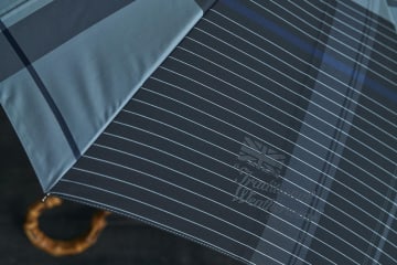 Y’s“チェック柄×竹素材”の晴雨兼用傘、トラディショナル ウェザーウェアとのコラボ第2弾