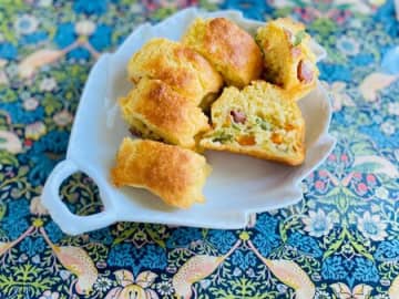 「ホエー入りケークサレ」ふわふわ〜