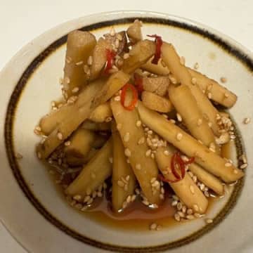 大根より牛蒡がさらに美味しかった麺つゆとカンタン酢漬け！