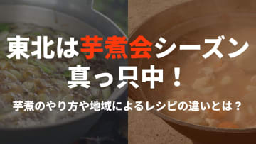 東北は芋煮会シーズン真っ只中！芋煮のやり方や地域によるレシピの違い＝『芋煮論争』とは？