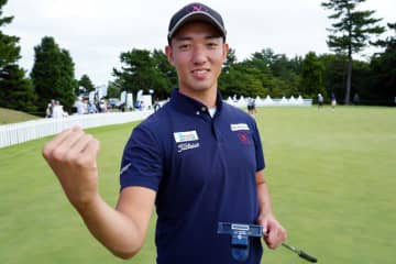米ツアーに挑む日大4年アマ「どれくらい通用するか」　松山英樹の“言葉”に笑顔も