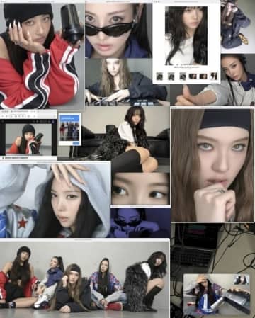 MEOVV、新曲「BURNING UP」コラージュフォトを公開…多彩な着こなしに高まる期待