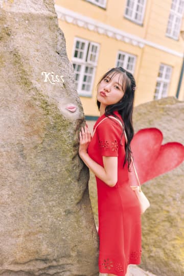 日向坂46・河田陽菜、キスショットを披露　2nd写真集「テイクオフ」先行カット第8弾公開