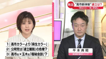 【解説】自民党・高市新体制が始動“麻生カラー”強い幹部に　連立は？