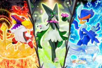 ガチャ「ポケモン カプセルアクト」シリーズ「三色の光彩」10月発売。マスカーニャ、ラウドボーン、ウェーニバルがラインナップ