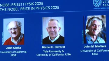 ノーベル物理学賞にアメリカ・カリフォルニア大学クラーク教授ら３人　「量子トンネル効果」を実証