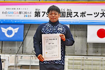 ＜レスリング＞【写真集】2025年国民スポーツ大会／表彰式（個人賞）