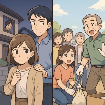 「怪しい夫婦」とご近所から白い目で見られていた私たち。毎晩運び出す荷物の意外な中身とは【短編小説】