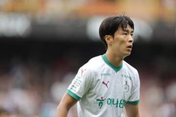 前磐田・石田雅俊、2得点の活躍でKリーグ1週間MVP選出！ベストチームは蔚山に3発快勝の金泉尚武
