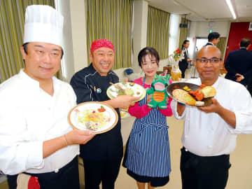 お茶をベースにスパイスで爽やかさや華やぎ演出　特産の狭山茶とサフラン入ったご当地カレー「鶴ケ島つるゴンカレー」が完成　長く愛される逸品に
