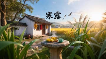 【AI壁紙】二十四節気「寒露」