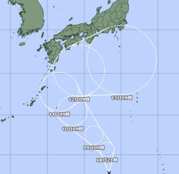 【速報】新たな台風発生へ　連休中に関東接近の恐れも　台風22号とダブルに