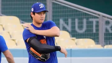 大谷翔平・第5戦突入の場合は先発の構え　PSはここまで4安打2本塁打＆9奪三振1勝　本拠地の前日練習で投打のフォームを確認