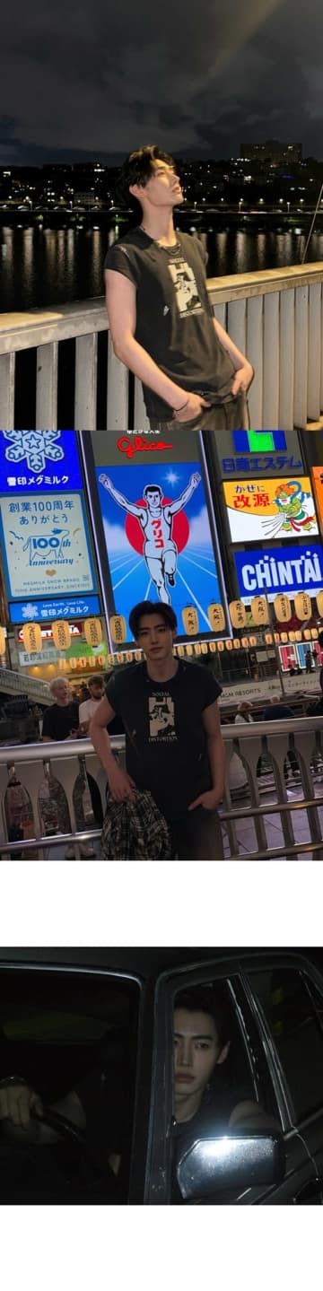 ENHYPEN・ソンフン、夜の大阪で青春映画の主人公に！儚げな表情で魅せる「どこにいても絵になる」【PHOTO】