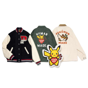 HUMAN MADE×「ポケモン」コラボアイテム発売。ネギをオシャレに装着できる「カモネギ」ジャケットが登場