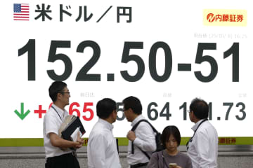 円急落、153円台　高市トレード市場揺らす