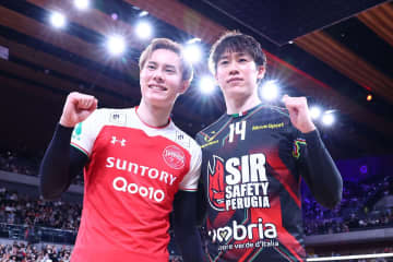【バレーボール】高橋藍が石川祐希とのマッチアップを回想「石川選手しか見ていなかった」