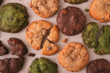 アメリカンクッキー専門店「パグ」‟ほろ苦抹茶＆濃厚チョコ”の新フレーバー、紫芋ラテも
