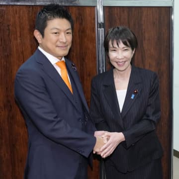 参政代表、高市氏に協力も　連立可能性は否定