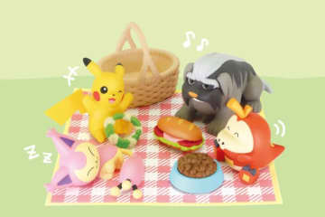 ピクニックにマフィティフが登場！ガチャ「てのひらモーメント ポケモン みんなでピクニックマスコット2」10月下旬発売