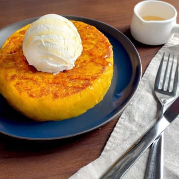 【フライパンで焼くより極上ふわ！】「簡単すぎ」「一度食べたら戻れない」感動パンケーキ