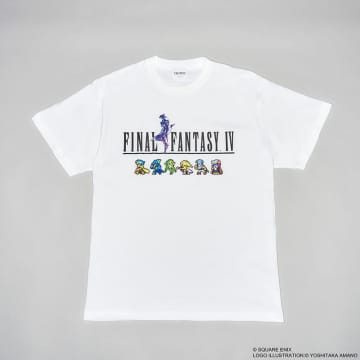 「FF4」「FF5」「FF6」のタイトルロゴ＆キャラクタープリントTシャツが10月11日発売当時のパッケージをイメージした箱に梱包