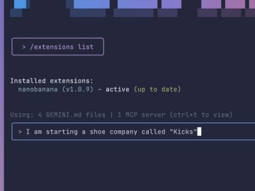 コーディングAI「Gemini CLI」に拡張機能、外部ツールを追加してその専門家に／仕組みはオープン、「Figma」や「Shopify」など多くのパートナーがすでに参加