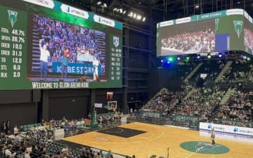GLION ARENA KOBEと大阪・関西万博をリアルタイムで繋ぐ「IOWN×FEEL TECH未来型ライブビューイング」実施
